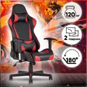 Офисное кресло Стул груп Racer экокожа цвет красный