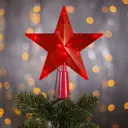 Верхушка на елку Fsnl-018 Luazon lighting 15 см х 2.5 см красный