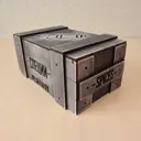 Коробка Whitewood 25x11.5x15 см фанера цвет черный