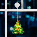 Светящаяся электрическая фигура Ёлка для дома Luazon lighting 10 ламп h 16 см разноцветный