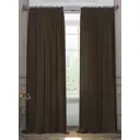 Штора на шторной ленте блэкаут Helga Элести 400х270 см цвет шоколадный
