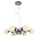 Светильник подвесной LUMINA DECO LDP 081018-9 Boategga 9 ламп 10.8 м² цвет хром
