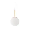 Люстра подвесная LUMINA DECO LDP 6030-150 MD Fredica 1 лампа 12 м² цвет бронза
