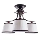 Светильник настенно-потолочный ARTE LAMP A5133PL-3BR IRENE 3 лампы цвет коричневый
