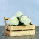 Кашпо деревянное 24.5x13.5x9 см Двушка Лайт двухреечное обжиг Дарим Красиво 1 мод.