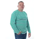 Тельняшка с длинным рукавом Берта 701-52-54 з, размер 52-54, цвет зеленая полоса