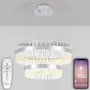 Люстра светодиодная Natali Kovaltseva 220W INNOVATION STYLE 83005, хром