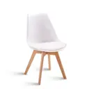 Стул Клик мебель Air wood 112x55x49 см дерево цвет белый