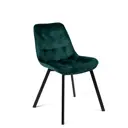 Кухонный стул Bascor i2g 50x83x42 см велюр цвет изумрудный