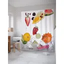 Шторка для ванной Фруктовое купание 180x200 см