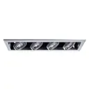 Светильник точечный встраиваемый ARTE LAMP A5941PL-4SI CARDANI PICCOLO 4 м² цвет хром