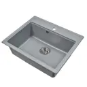 Мойка для кухни из искусственного камня Wisent MW600-29 серый 600x505