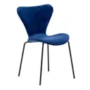 Стул Tetchair 15416 84.5x45.5x53 см ткань цвет синий