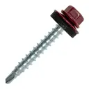 Саморезы кровельные по дереву с пресс-шайбой цинк 4.8x35 100 шт.
