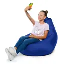 Мягкое кресло-мешок Mypuff bm_171 XL Компакт, оксфорд, василек