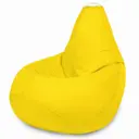 Мягкое кресло-мешок Mypuff b_113 XXXL Стандарт, большой оксфорд, желтый