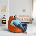 Мягкое кресло-мешок Mypuff bbb_021 XXXXL Комфорт, большой оксфорд, апельсин