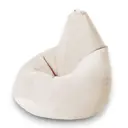 Мягкое кресло-мешок Mypuff bs_423 XXL Миди, велюр, латте