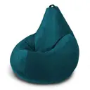 Мягкое кресло-мешок Mypuff bs_546 XXL Миди, велюр, глубокая бирюза