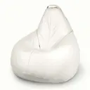 Мягкое кресло-мешок Mypuff b_056 XXXL Стандарт, большой экокожа, молоко