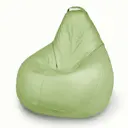 Мягкое кресло-мешок Mypuff b_060 XXXL Стандарт, большой экокожа, салатовый