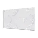 Стеновая панель Borntoprint Круги 60x90x0.4 см закаленное стекло цвет прозрачный