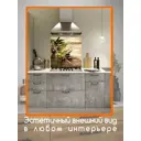 Защитный экран Borntoprint Оливки доски 60x60x0.4 см закаленное стекло цвет прозрачный