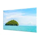 Защитный экран Borntoprint Остров в море 60x90x0.4 см закаленное стекло цвет прозрачный