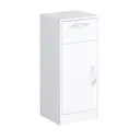 Тумба напольная Мебельная фабрика 1+1 Париж 39.50x89x35.70 ЛДСП цвет белый