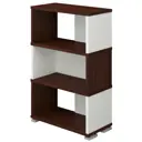 Стеллаж Мэрдэ СБ-10/3 ВБЕ с 70x109.5x30 см ЛДСП цвет венге/белый жемчуг нагрузка на полку до 40 кг