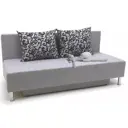 Диван Лион Хайп 4 200x90x95 см рогожка цвет серый