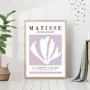 Постер 28 картин "Абстракция матисс растения белый цветок" 70x50 см, в подарочном тубусе без рамы