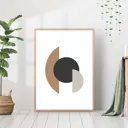 Постер 28 картин "Абстракция фигуры" 70x50 см, в подарочном тубусе без рамы