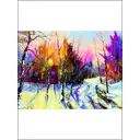 Картина без обрамления Woozzee "Морозное утро" 40x30 см