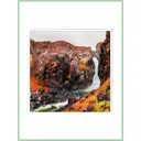 Картина без обрамления Woozzee "Оранжевые горы 5" 40x30 см