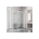 Душевой уголок Creto 129-DEO-140-100-200-MAT-6MT прямоугольник 140x100см хромированный профиль эффект стекла матовый