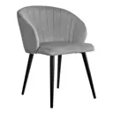 Стул Bradex home Paola 46x80.5x59 см сталь темно-серый