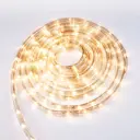 Электрогирлянда универсальная Uniel Дюралайт 50м 24 ламп теплый белый свет 8 режимов работы