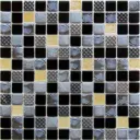 Декоративная мозайка Bonaparte Domino 6*23*23 300*300 30x30см цвет Черный