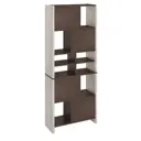 Стеллаж Мэрдэс СТЛ-ЗВx КШ-Ч 70x178.50x32 см нагрузка до 40 кг ЛДСП цвет коричневый,бежево-белый