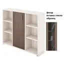 Полка Мэрдэс ПУ-60-2-ФС КШ-Ч 134x109.60x30 см нагрузка до 40 кг ЛДСП цвет коричневый,бежево-белый
