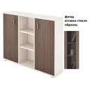 Полка Мэрдэс ПУ-60-3-ФС КШ-Ч 134x109.60x30 см нагрузка до 40 кг ЛДСП цвет коричневый,бежево-белый
