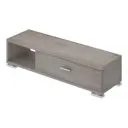 Стеллаж Мэрдэс СБ-40/1 Н 120x29x36 см нагрузка до 40 кг ЛДСП цвет серый дуб