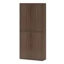 Стеллаж с секциями Мэрдэс СУ(ш2в2)+4ФГ Ш шамони-Ч 96x216x34 см нагрузка до 40 кг ЛДСП цвет коричневый