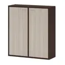 Стеллаж Мэрдэс СУ(ш2в1)+2ФГ ВК венге/карамель 96x109x34 см нагрузка до 40 кг ЛДСП цвет венге,бежево-белый
