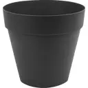 Горшок цветочный Idi Land Tarragon ø31 h28.8 см v14 л пластик серый