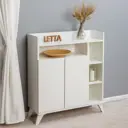 Комод Letta 80x91.6x30.4 см 4 ящика ЛДСП цвет белый 03107
