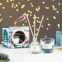 Ароматический набор Aroma Harmony Happy Christmas "Брауни" (Свеча Aroma Harmony+Диффузор Aroma Harmony)