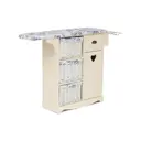 Комод Tetchair 5 ящиков 130x32x82 см дерево цвет слоновая кость