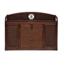 Комод Tetchair 7 ящиков 124х38х90 см натуральный ротанг цвет коричневый